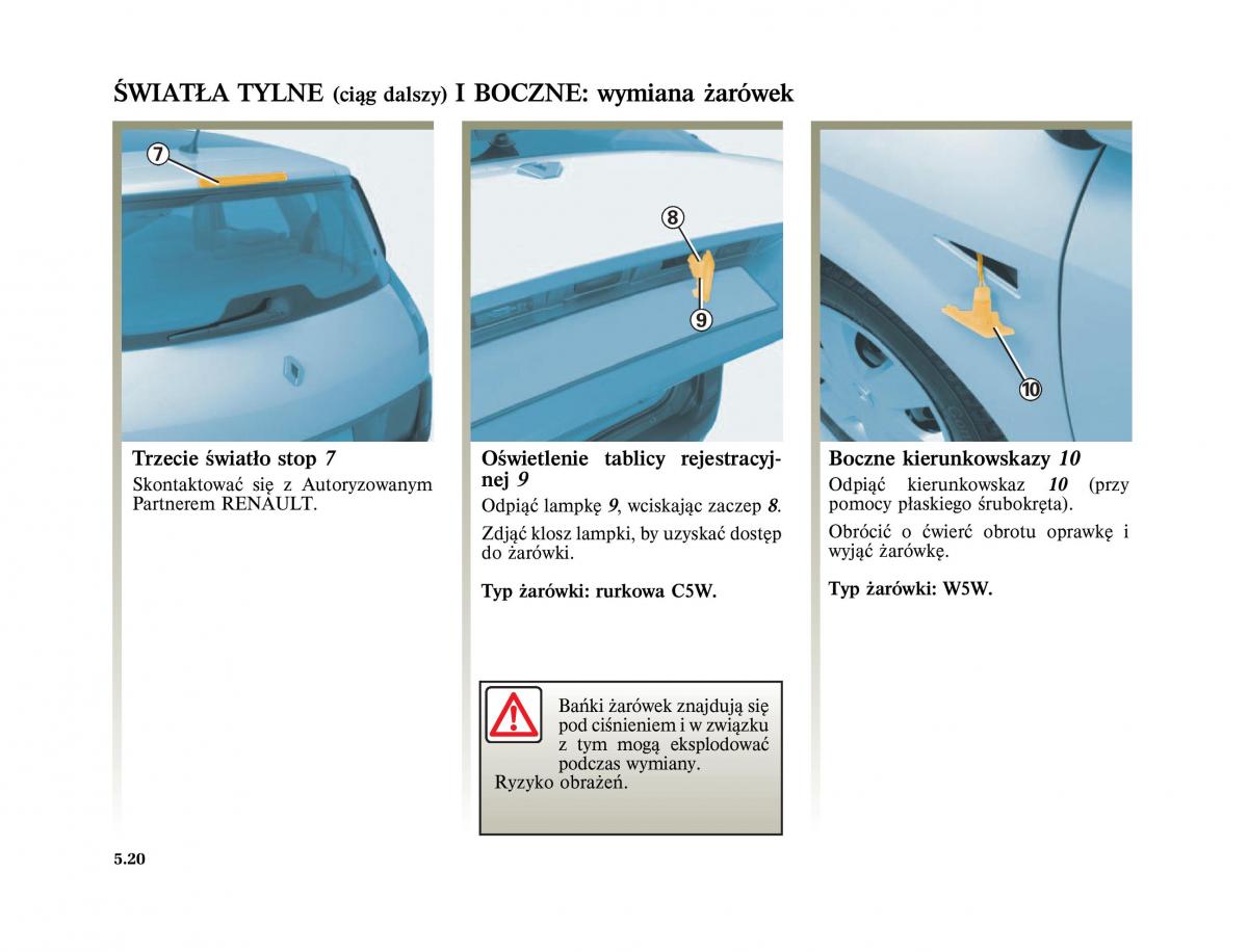 Renault Scenic II 2 Grand Scenic instrukcja obslugi / page 226