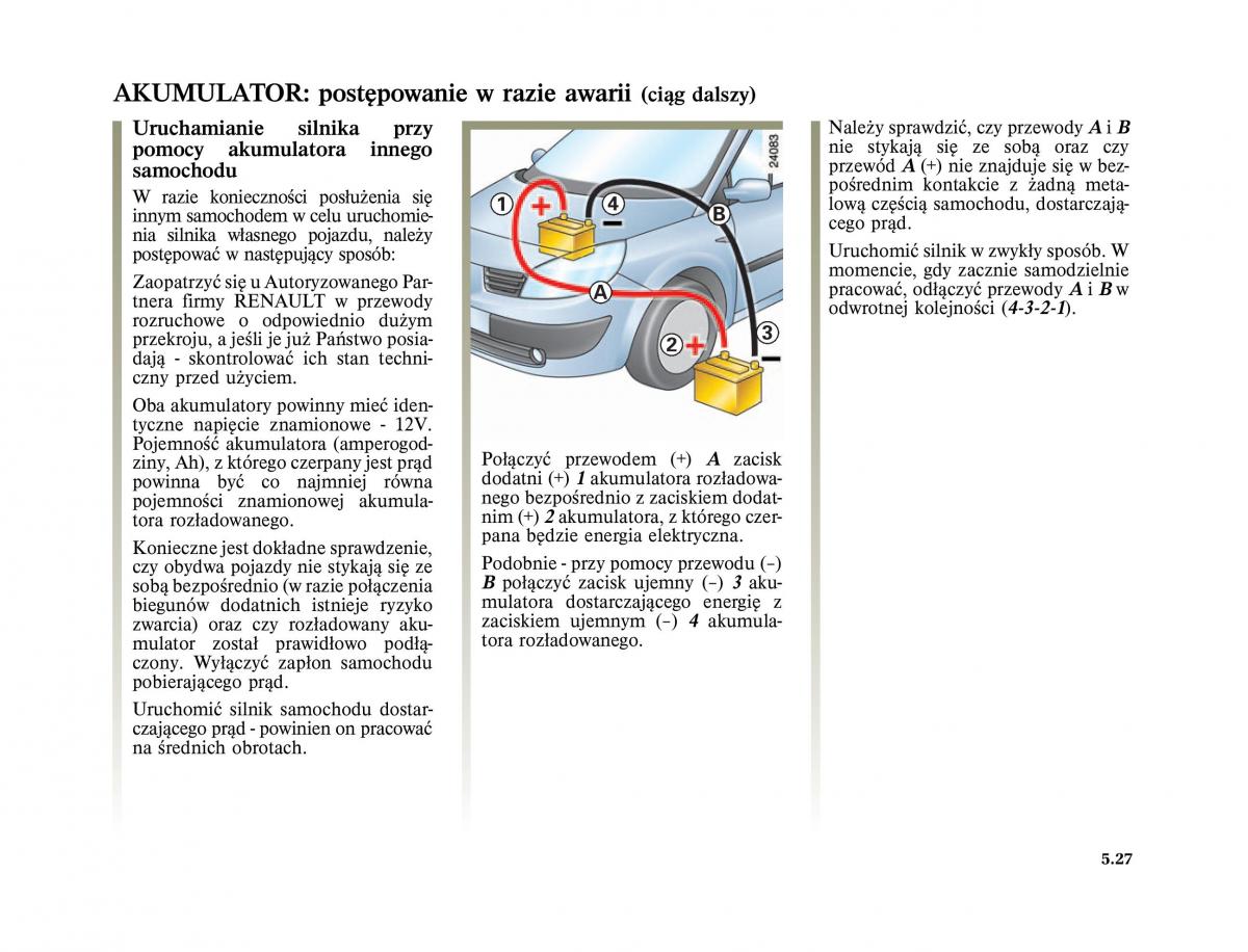 Renault Scenic II 2 Grand Scenic instrukcja obslugi / page 233