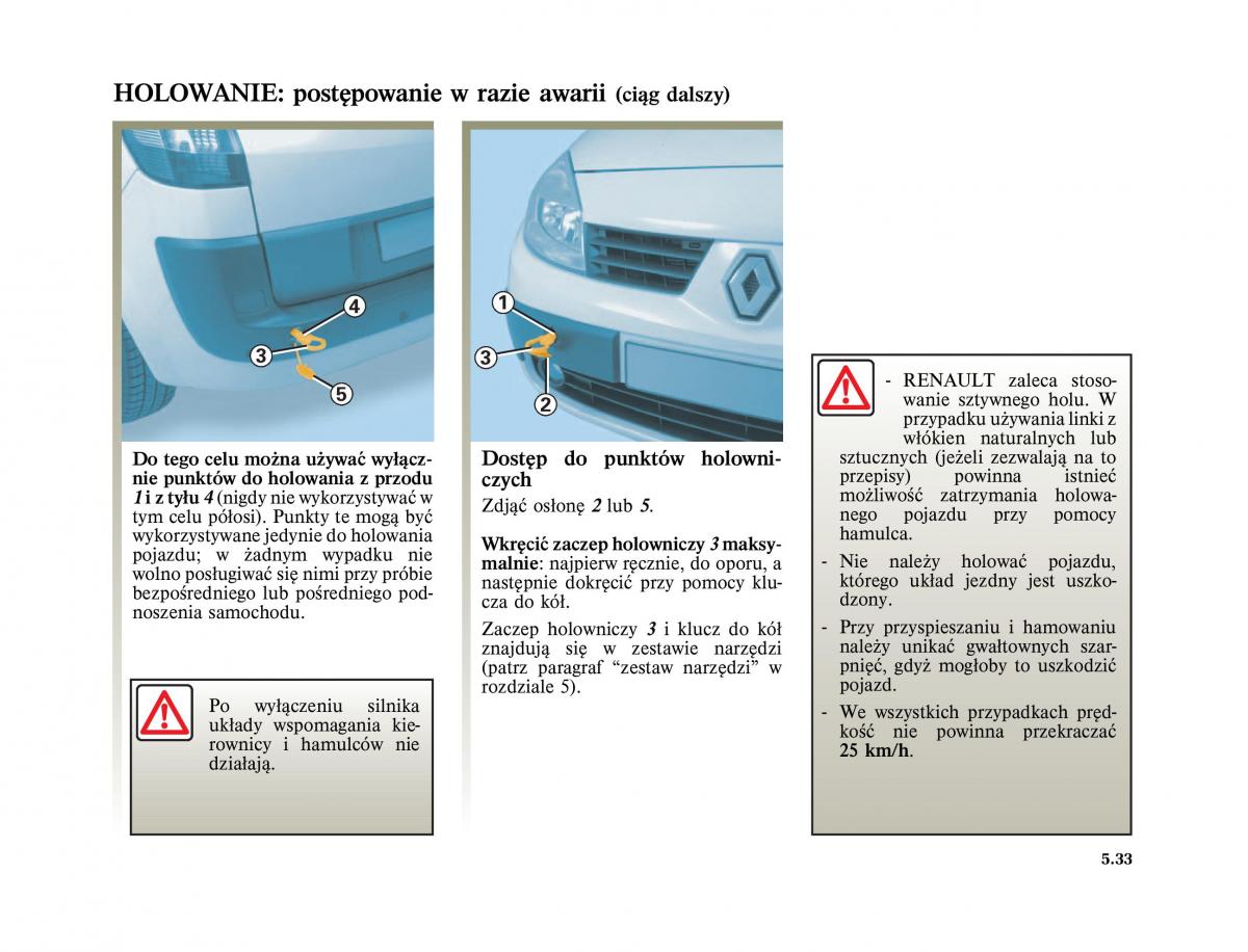 Renault Scenic II 2 Grand Scenic instrukcja obslugi / page 239