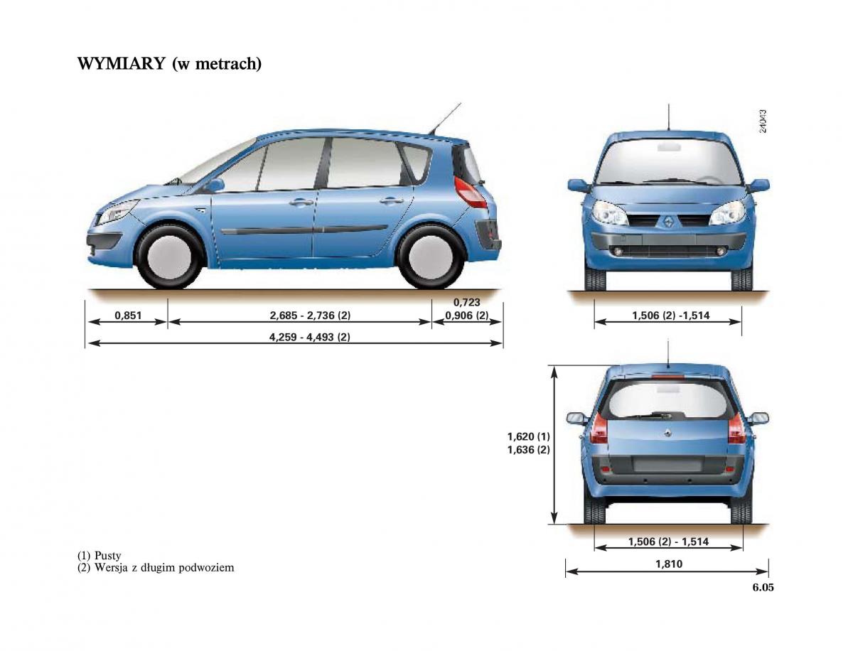 Renault Scenic II 2 Grand Scenic instrukcja obslugi / page 253