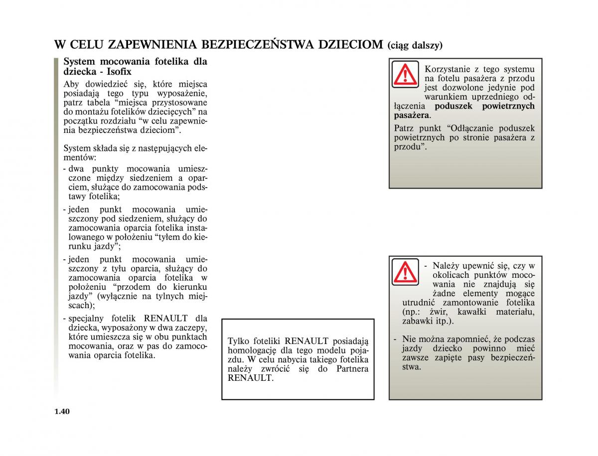 Renault Scenic II 2 Grand Scenic instrukcja obslugi / page 52