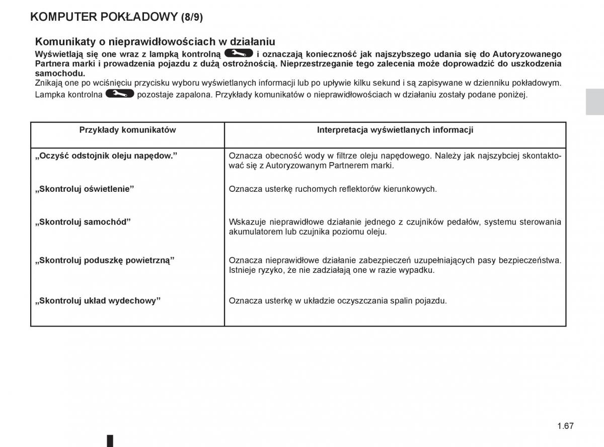 Renault Scenic III 3 instrukcja obslugi / page 73