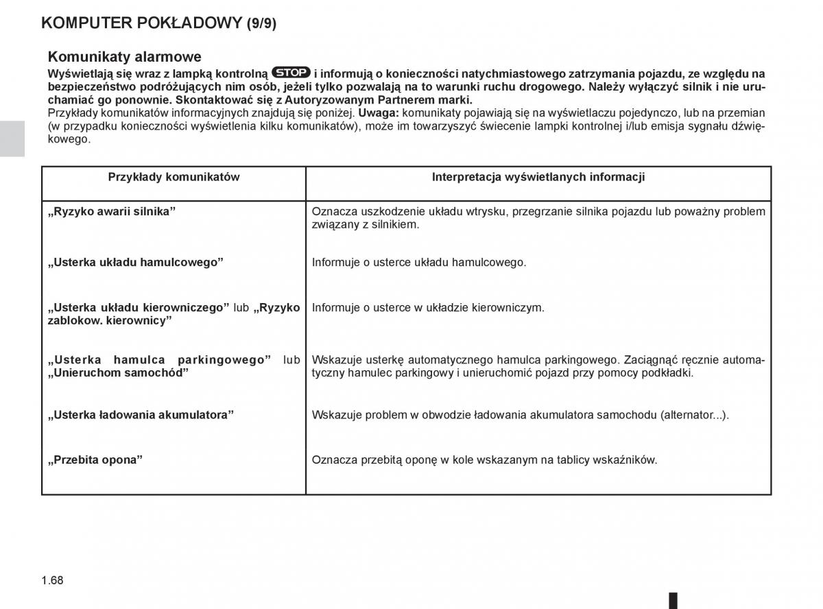 Renault Scenic III 3 instrukcja obslugi / page 74