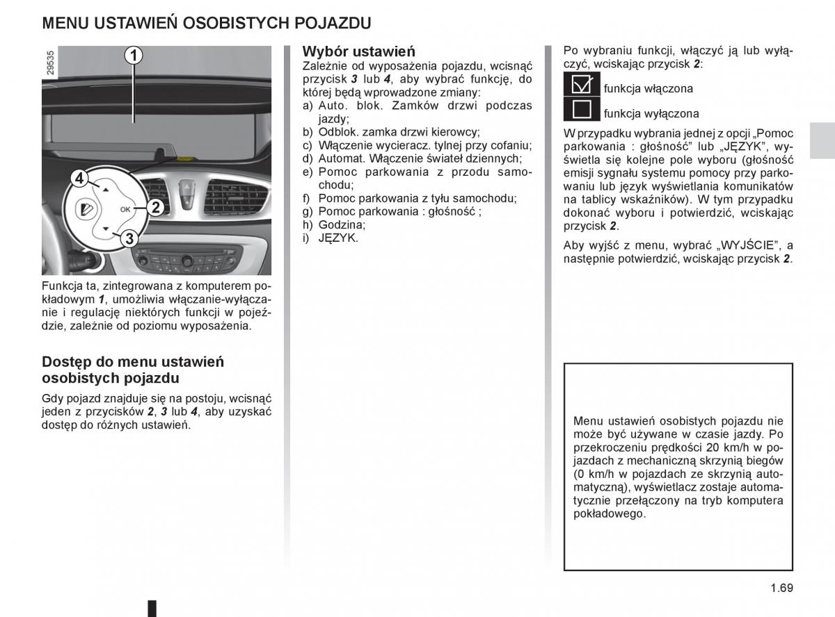 Renault Scenic III 3 instrukcja obslugi / page 75