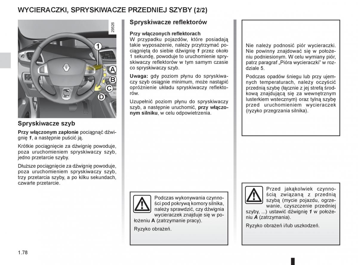 Renault Scenic III 3 instrukcja obslugi / page 84