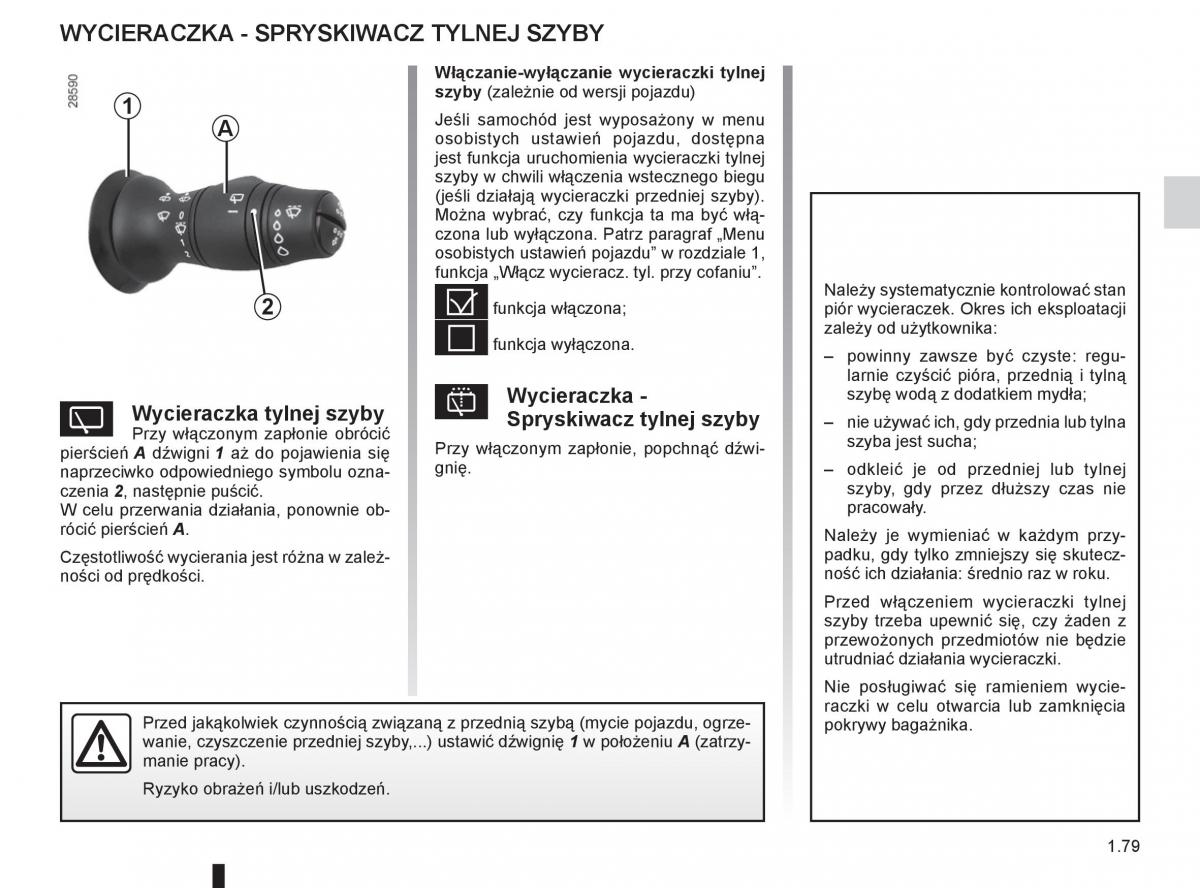 Renault Scenic III 3 instrukcja obslugi / page 85