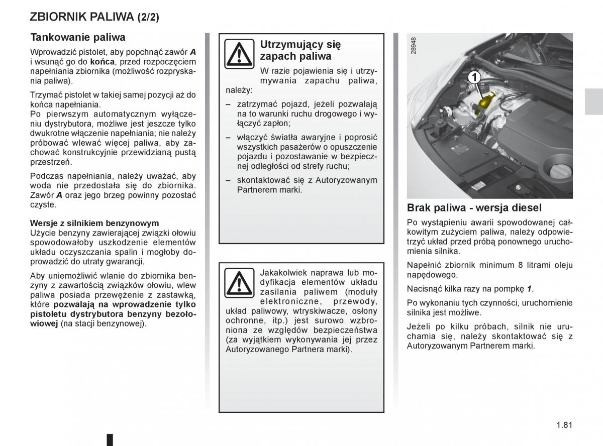 Renault Scenic III 3 instrukcja obslugi / page 87