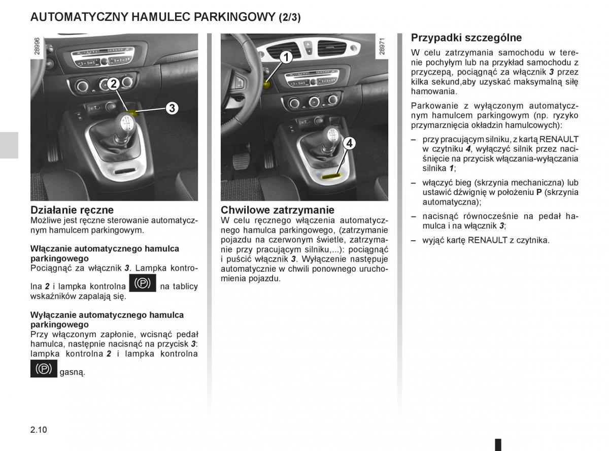 Renault Scenic III 3 instrukcja obslugi / page 98