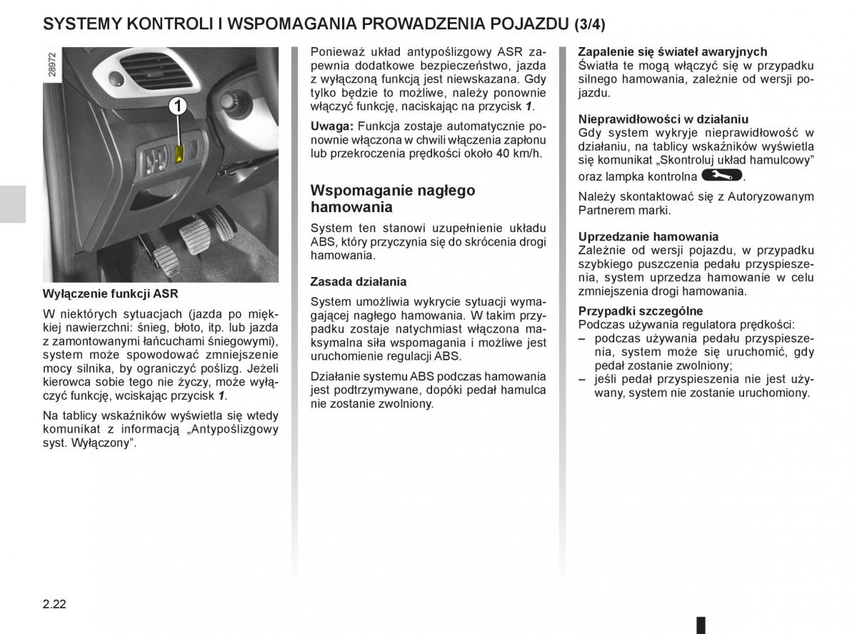 Renault Scenic III 3 instrukcja obslugi / page 110