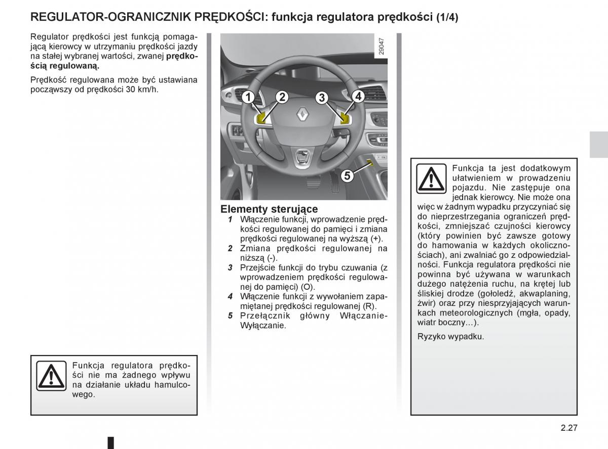 Renault Scenic III 3 instrukcja obslugi / page 115