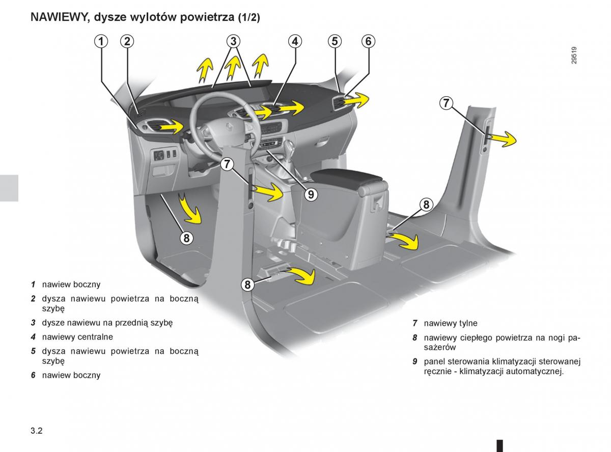 Renault Scenic III 3 instrukcja obslugi / page 128