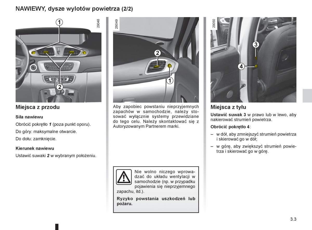 Renault Scenic III 3 instrukcja obslugi / page 129