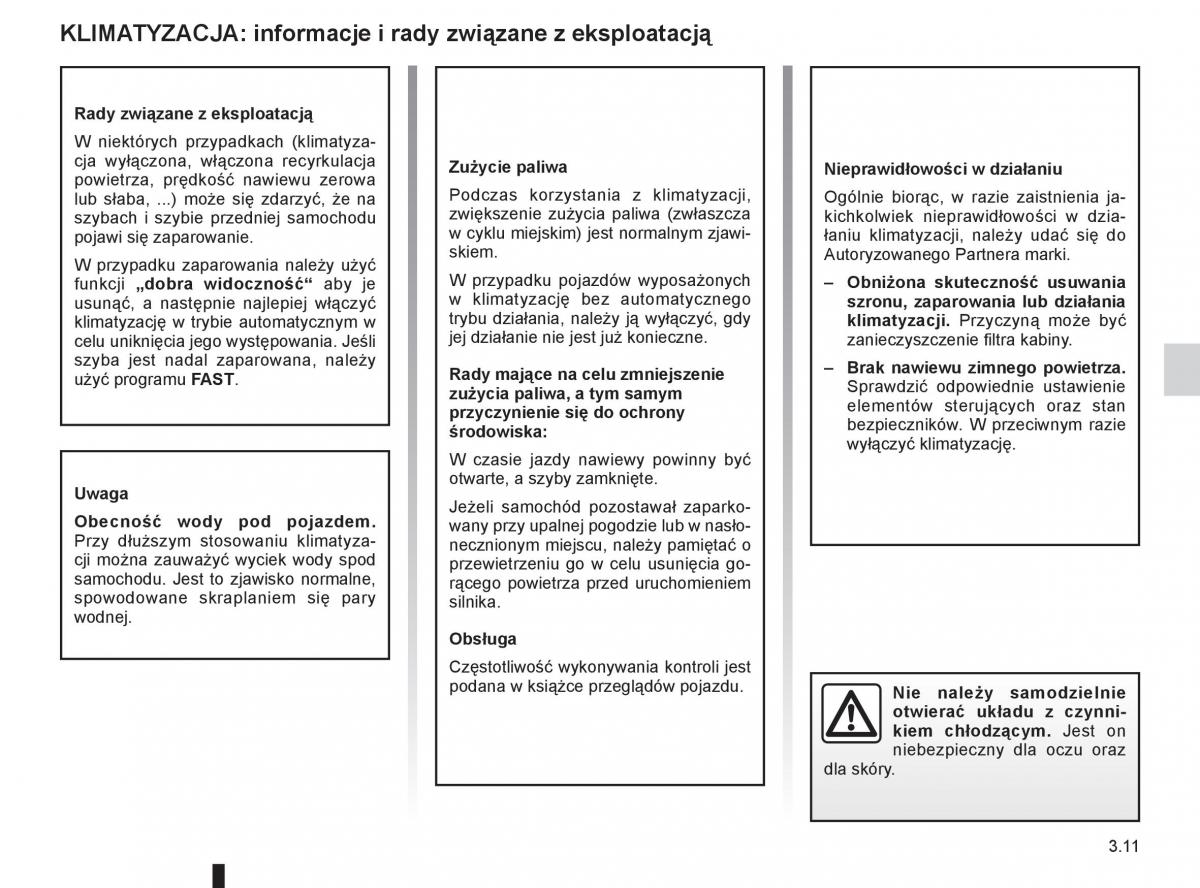 Renault Scenic III 3 instrukcja obslugi / page 137