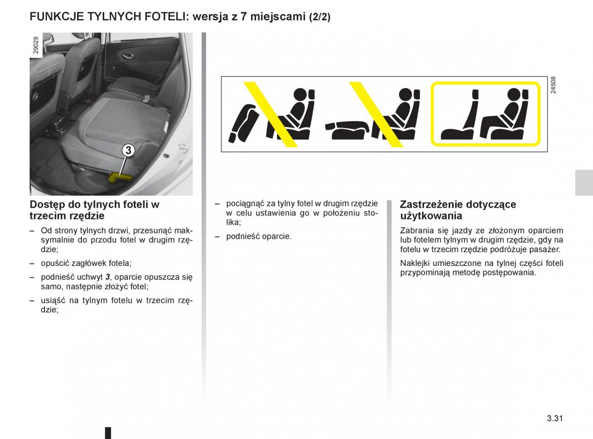 Renault Scenic III 3 instrukcja obslugi / page 157