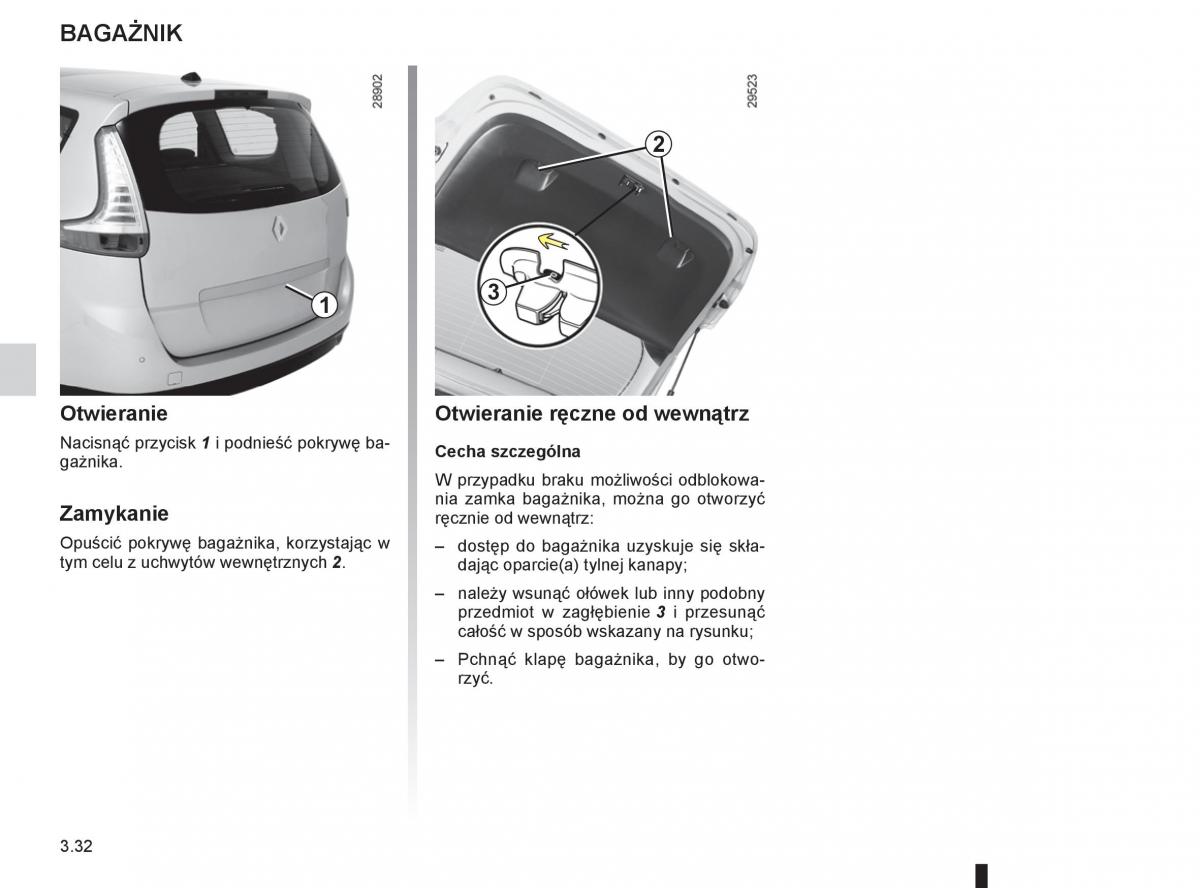 Renault Scenic III 3 instrukcja obslugi / page 158