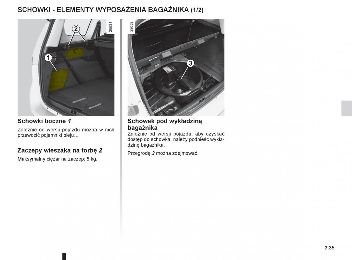 Renault Scenic III 3 instrukcja obslugi / page 161