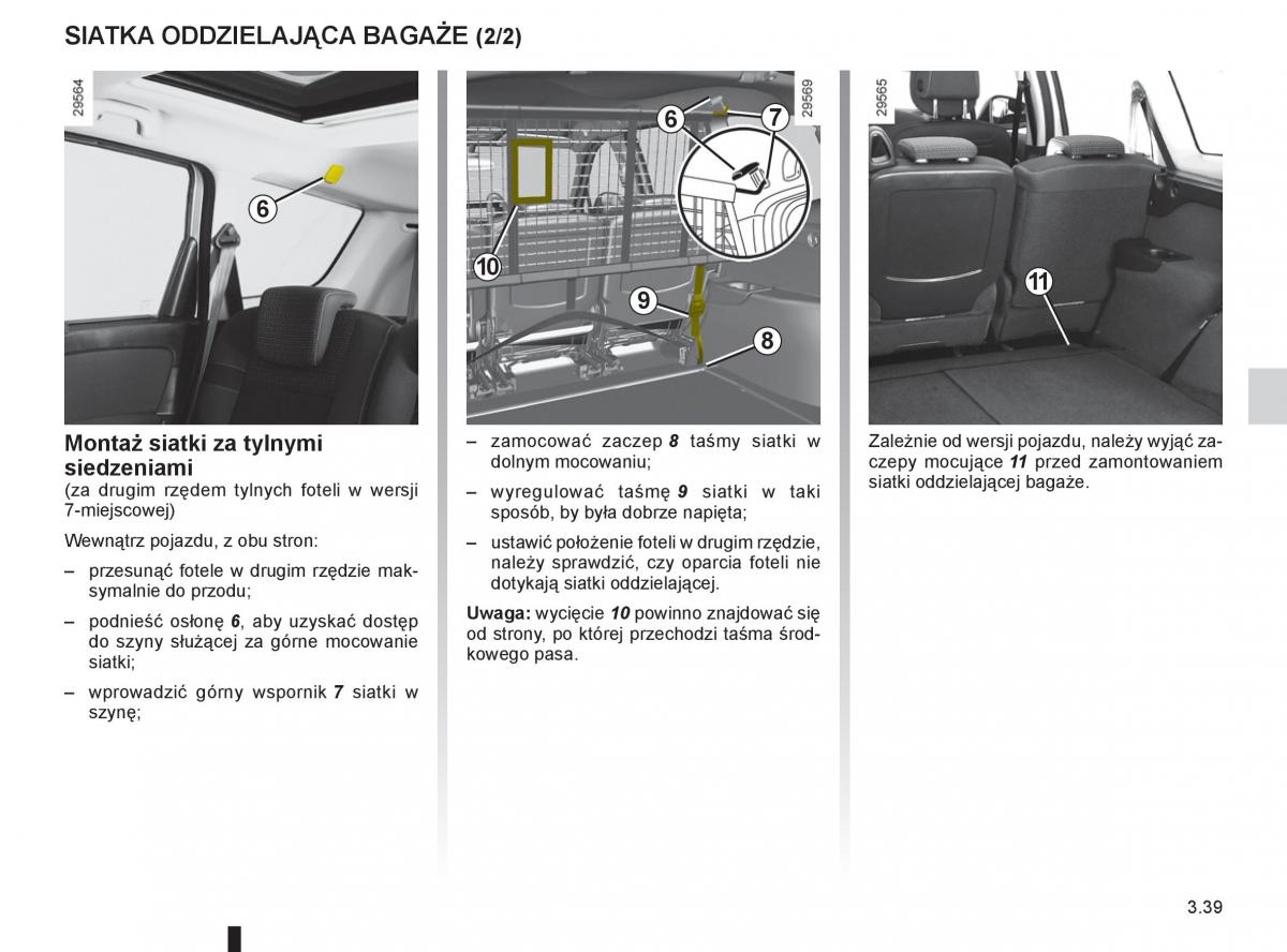 Renault Scenic III 3 instrukcja obslugi / page 165