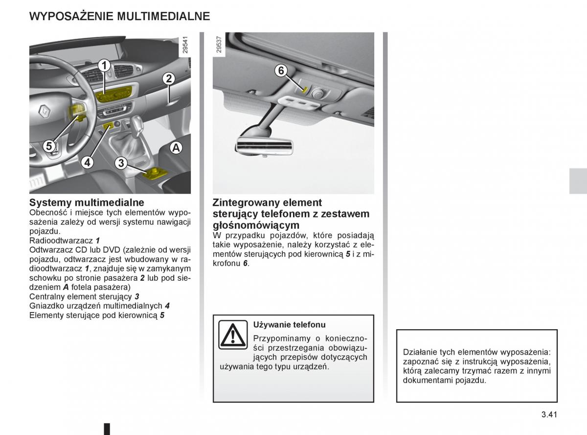 Renault Scenic III 3 instrukcja obslugi / page 167