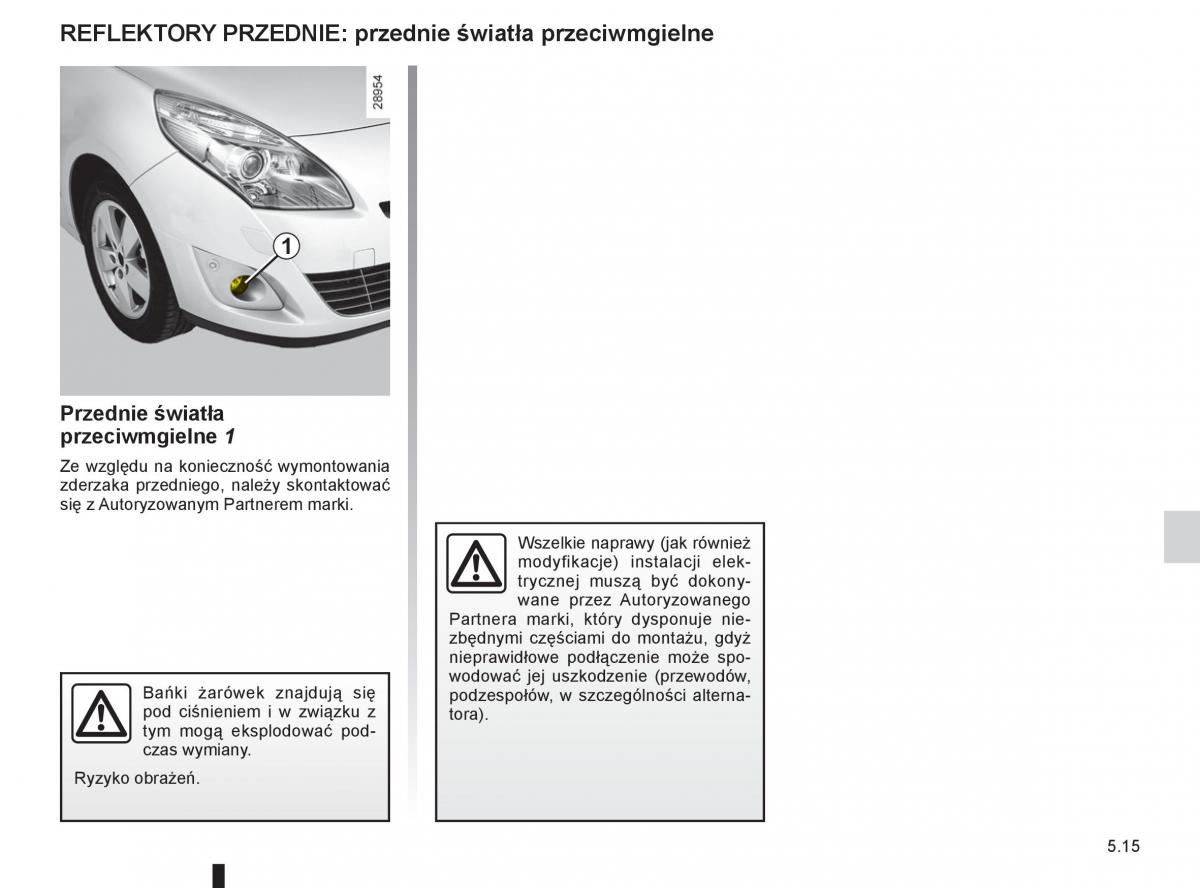 Renault Scenic III 3 instrukcja obslugi / page 197