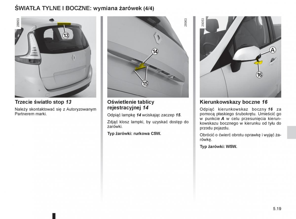 Renault Scenic III 3 instrukcja obslugi / page 201