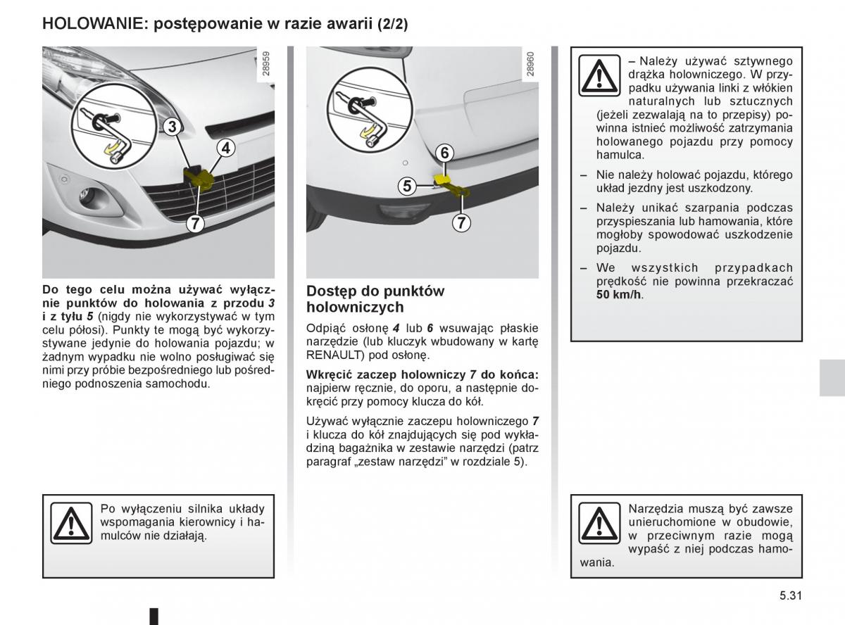 Renault Scenic III 3 instrukcja obslugi / page 213