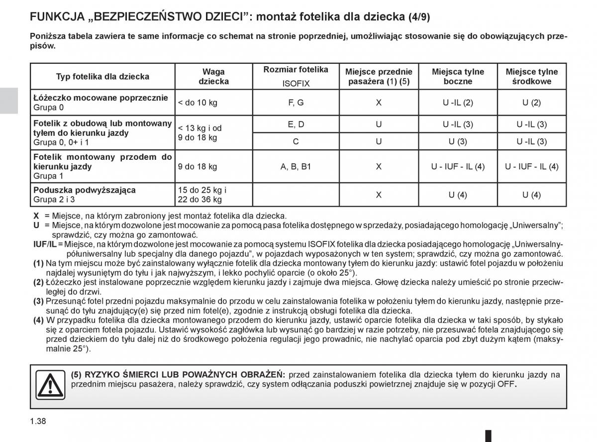 Renault Scenic III 3 instrukcja obslugi / page 44