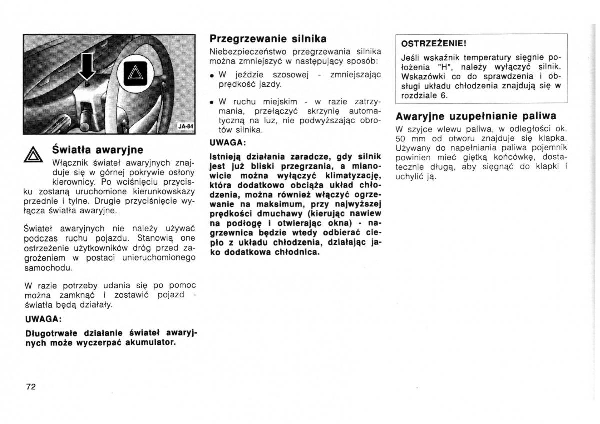 Dodge Stratus I 1 instrukcja obslugi / page 65