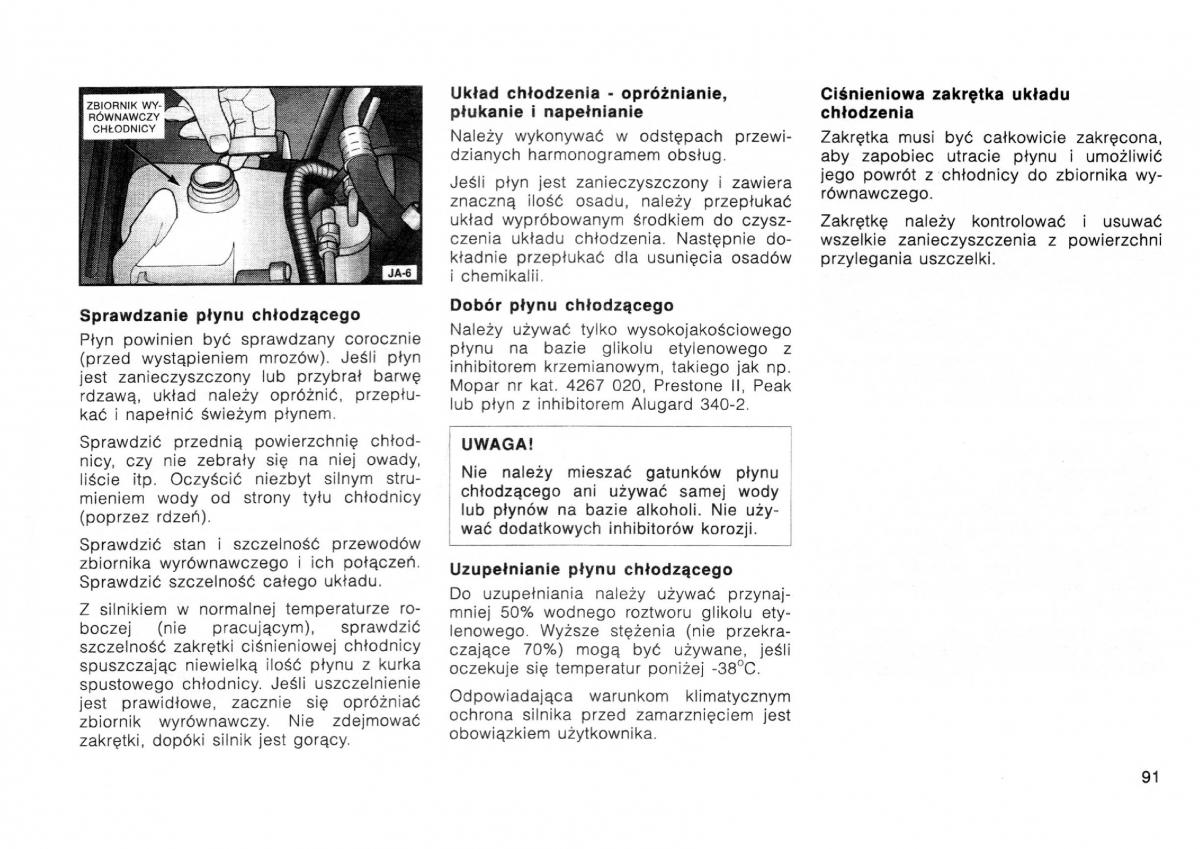 Dodge Stratus I 1 instrukcja obslugi / page 83