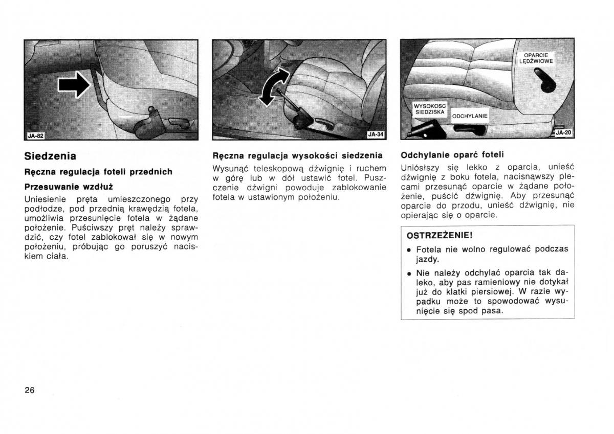manual  Dodge Stratus I 1 instrukcja / page 23