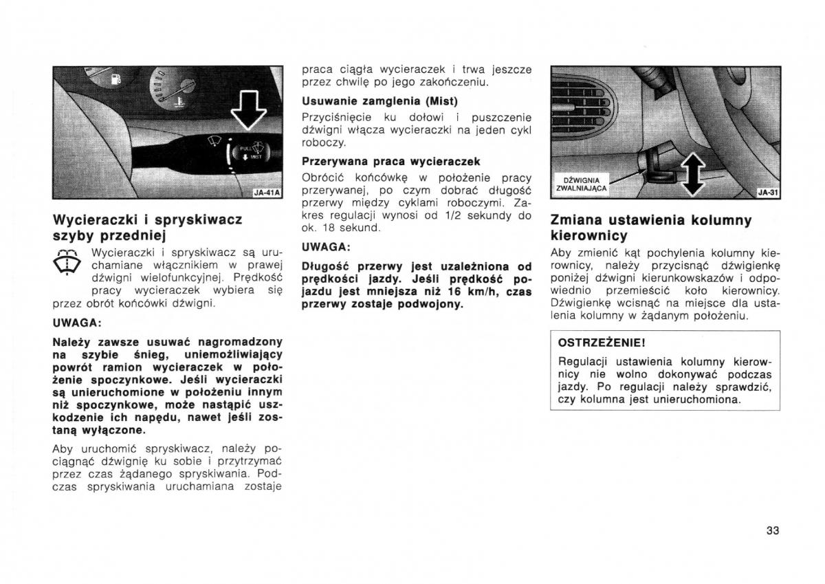 Dodge Stratus I 1 instrukcja obslugi / page 30