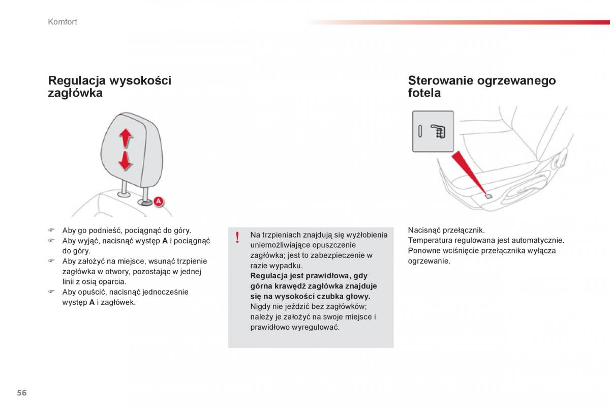 Citroen C Elysee instrukcja obslugi / page 58