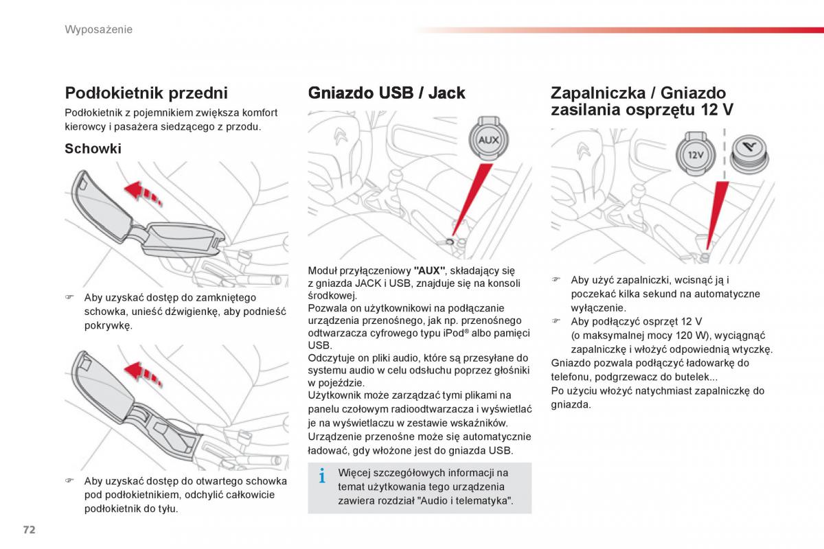 Citroen C Elysee instrukcja obslugi / page 74