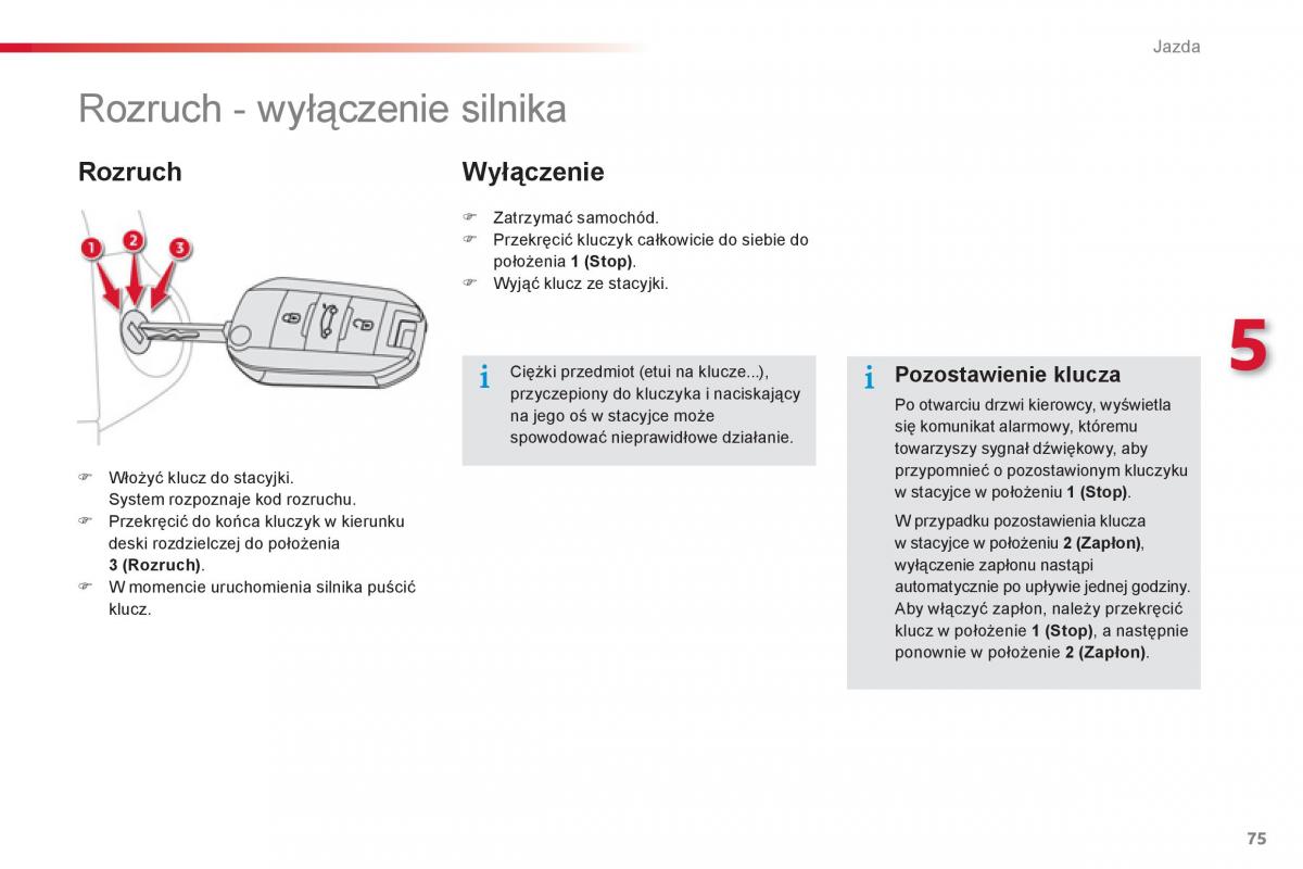 Citroen C Elysee instrukcja obslugi / page 77