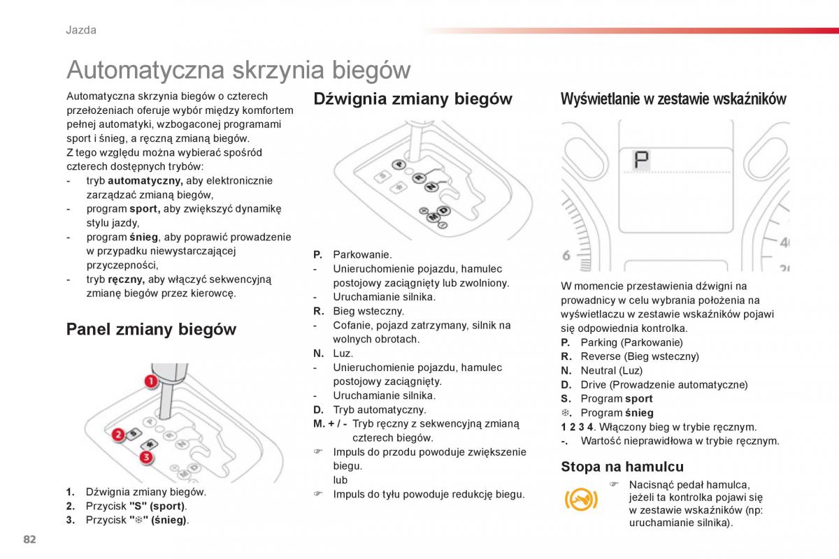 Citroen C Elysee instrukcja obslugi / page 84