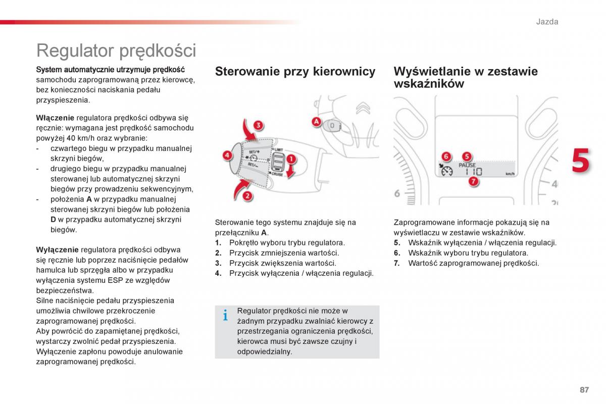 Citroen C Elysee instrukcja obslugi / page 89