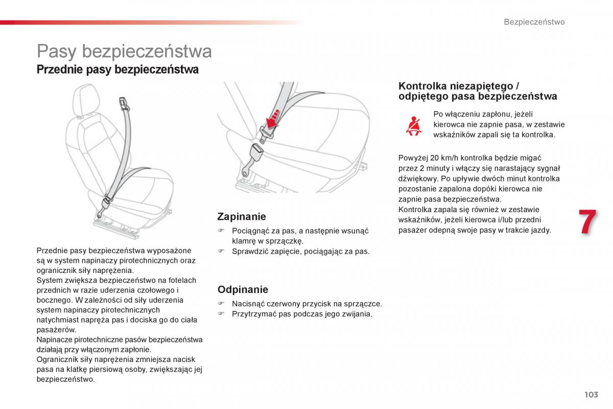 Citroen C Elysee instrukcja obslugi / page 105