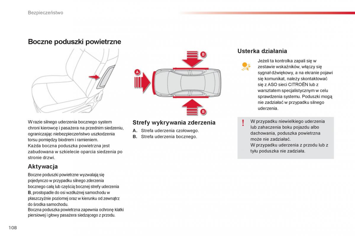 Citroen C Elysee instrukcja obslugi / page 110