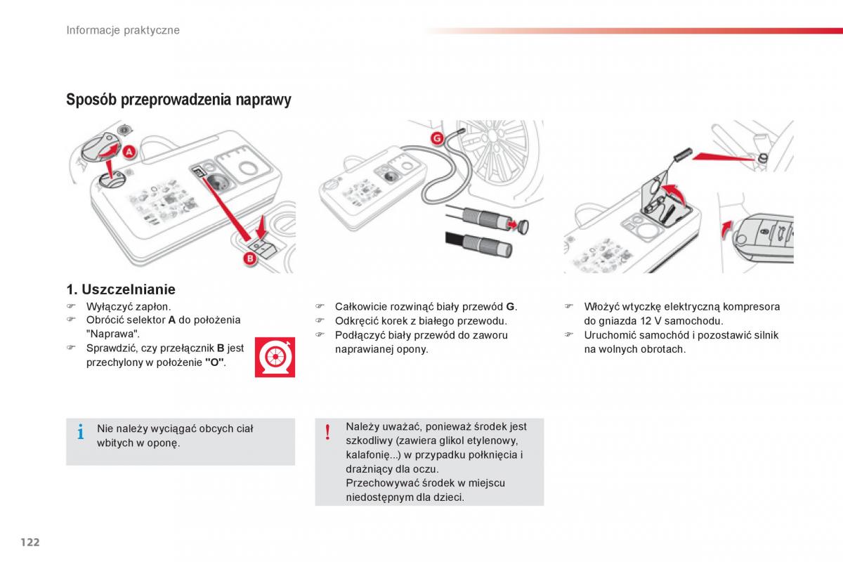 Citroen C Elysee instrukcja obslugi / page 124