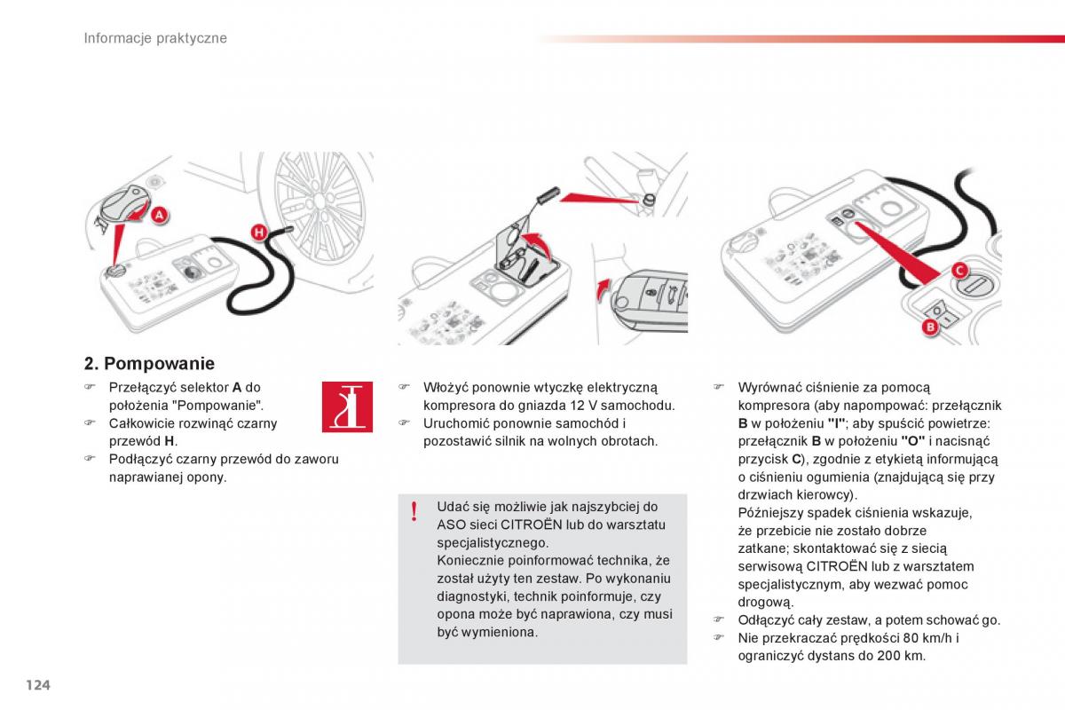 Citroen C Elysee instrukcja obslugi / page 126