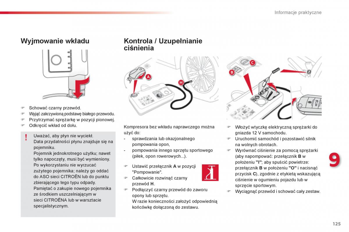 Citroen C Elysee instrukcja obslugi / page 127