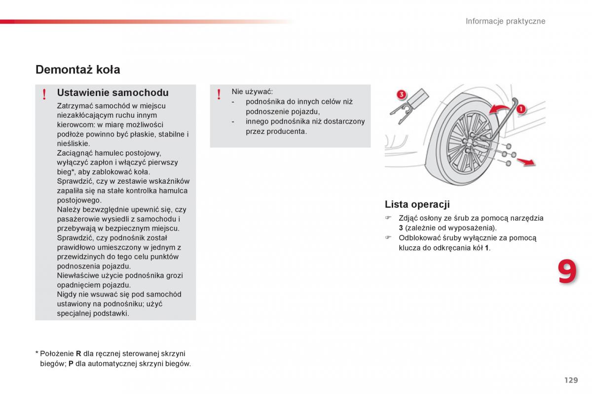 Citroen C Elysee instrukcja obslugi / page 131