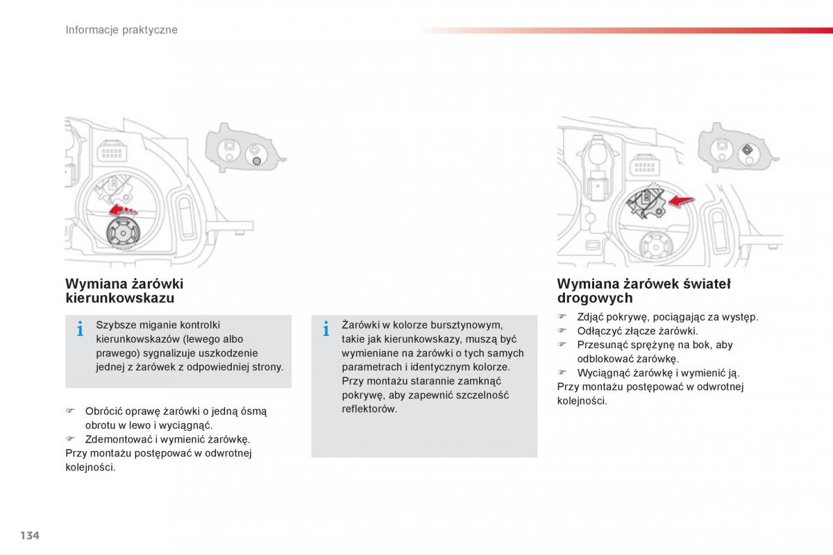 Citroen C Elysee instrukcja obslugi / page 136