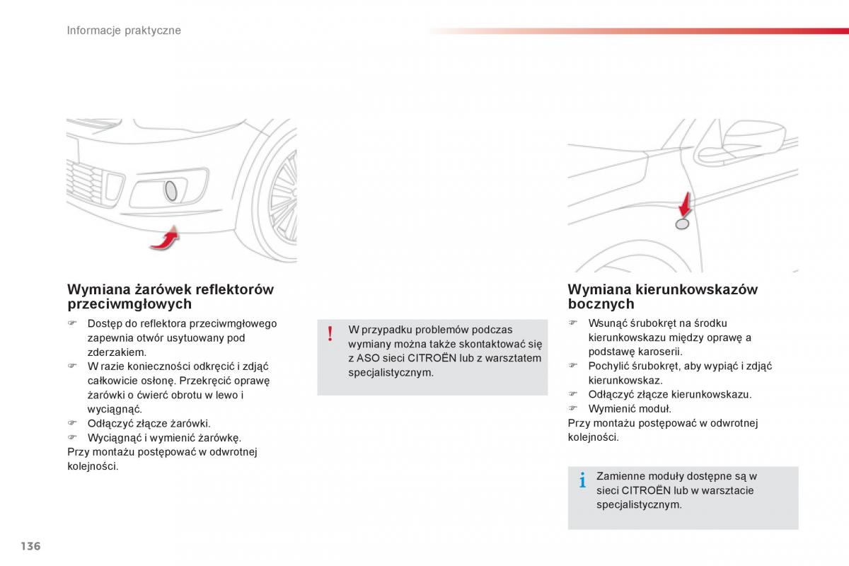 Citroen C Elysee instrukcja obslugi / page 138