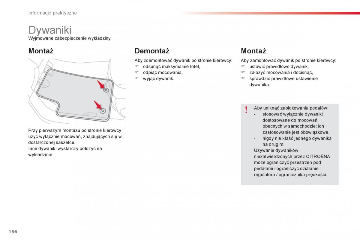 Citroen C Elysee instrukcja obslugi / page 158