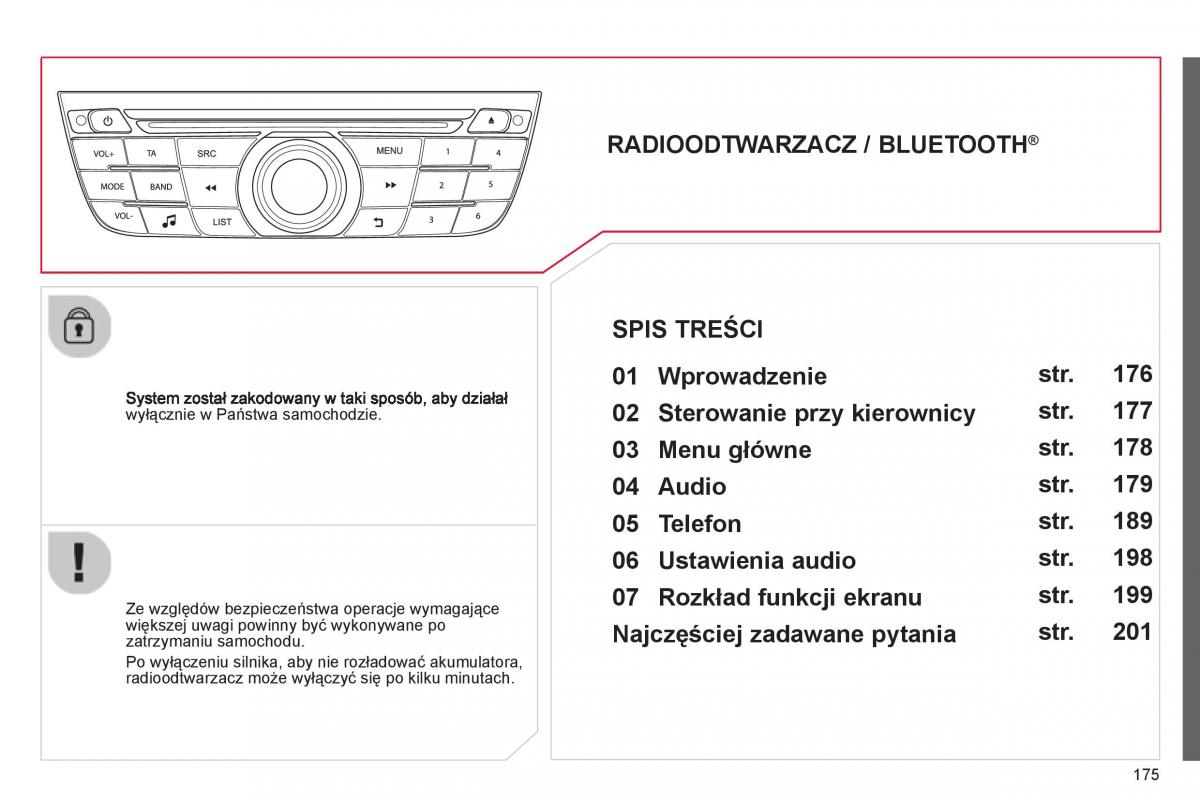 Citroen C Elysee instrukcja obslugi / page 177