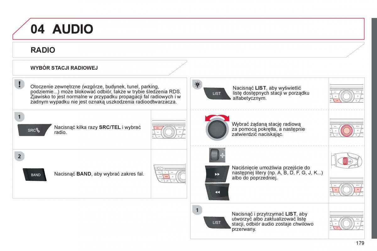 Citroen C Elysee instrukcja obslugi / page 181