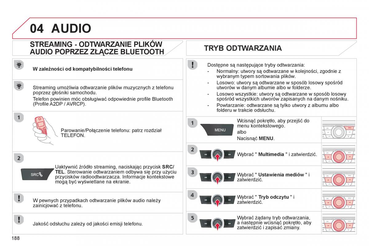 Citroen C Elysee instrukcja obslugi / page 190