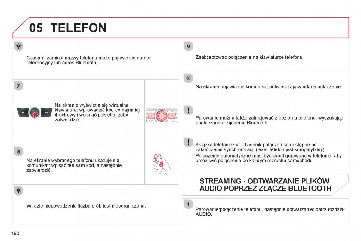 Citroen C Elysee instrukcja obslugi / page 192