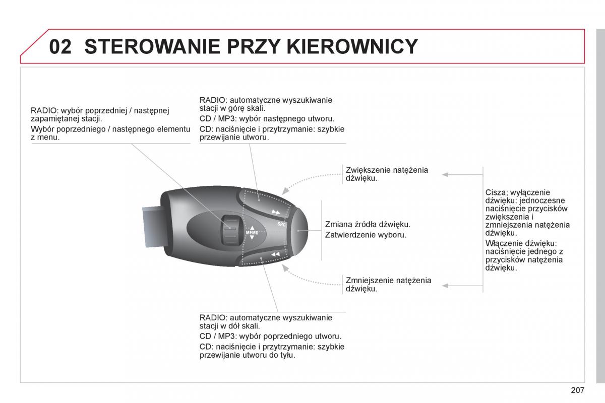 Citroen C Elysee instrukcja obslugi / page 209