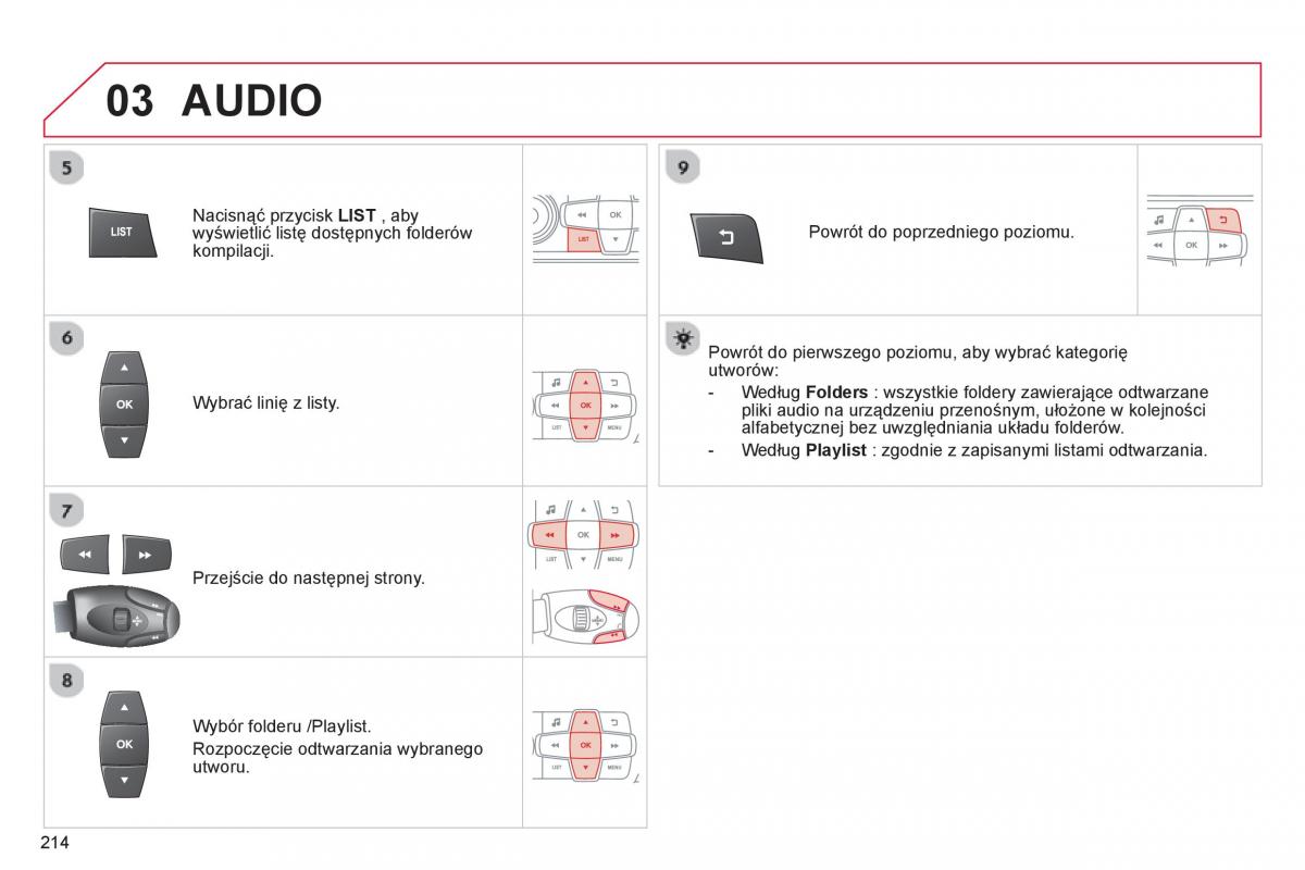 Citroen C Elysee instrukcja obslugi / page 216